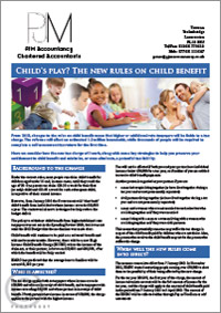 2013 Child Benefit Factsheet PDF